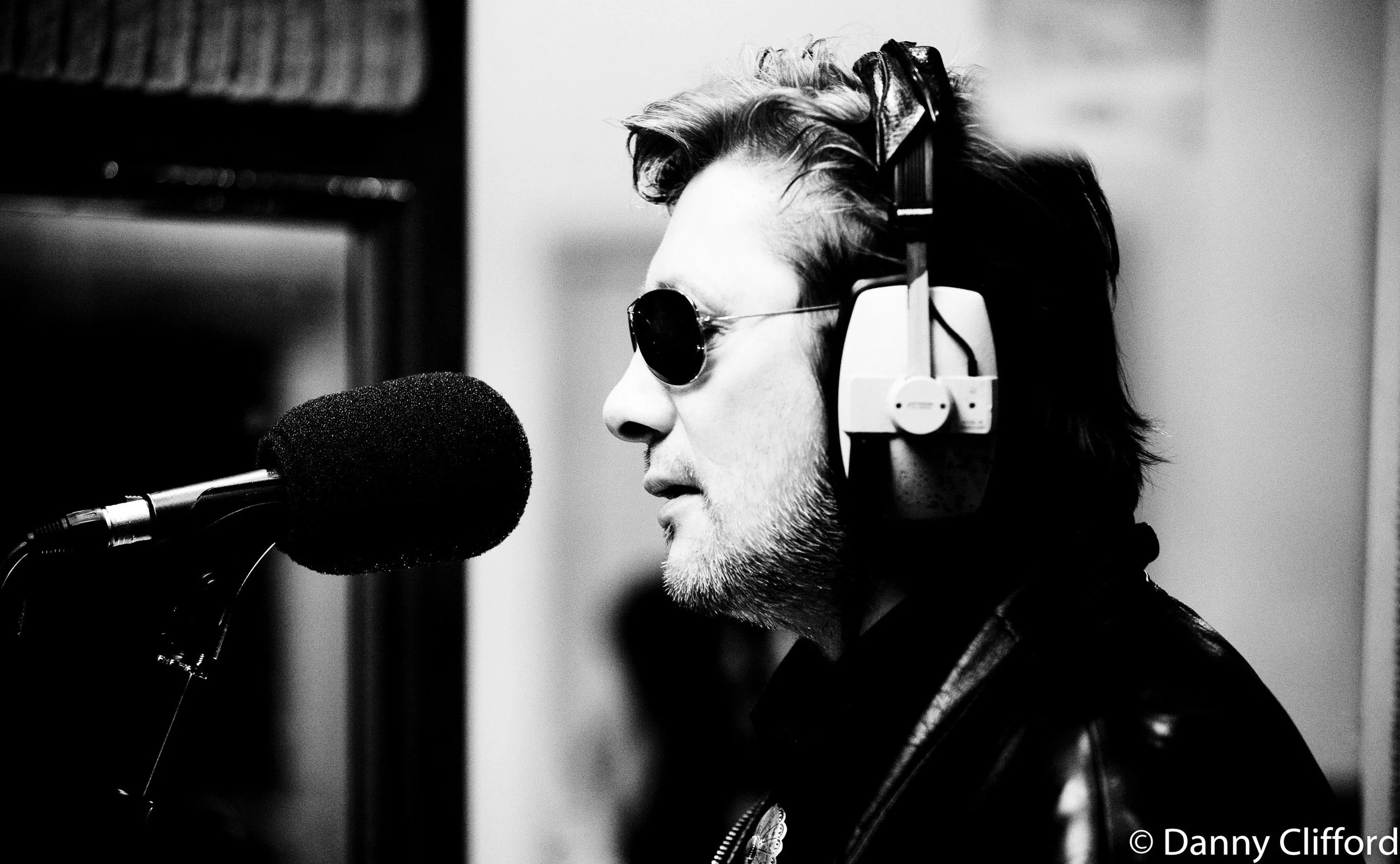 In the recording studio with a Shane a few years ago. Doesn’t he look like a Super Star?