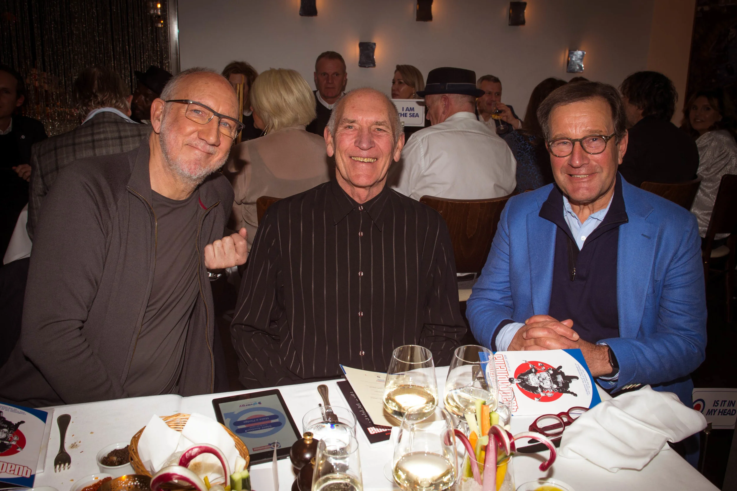 Pete Townshend, Bill Curbishley, Richard Desmond