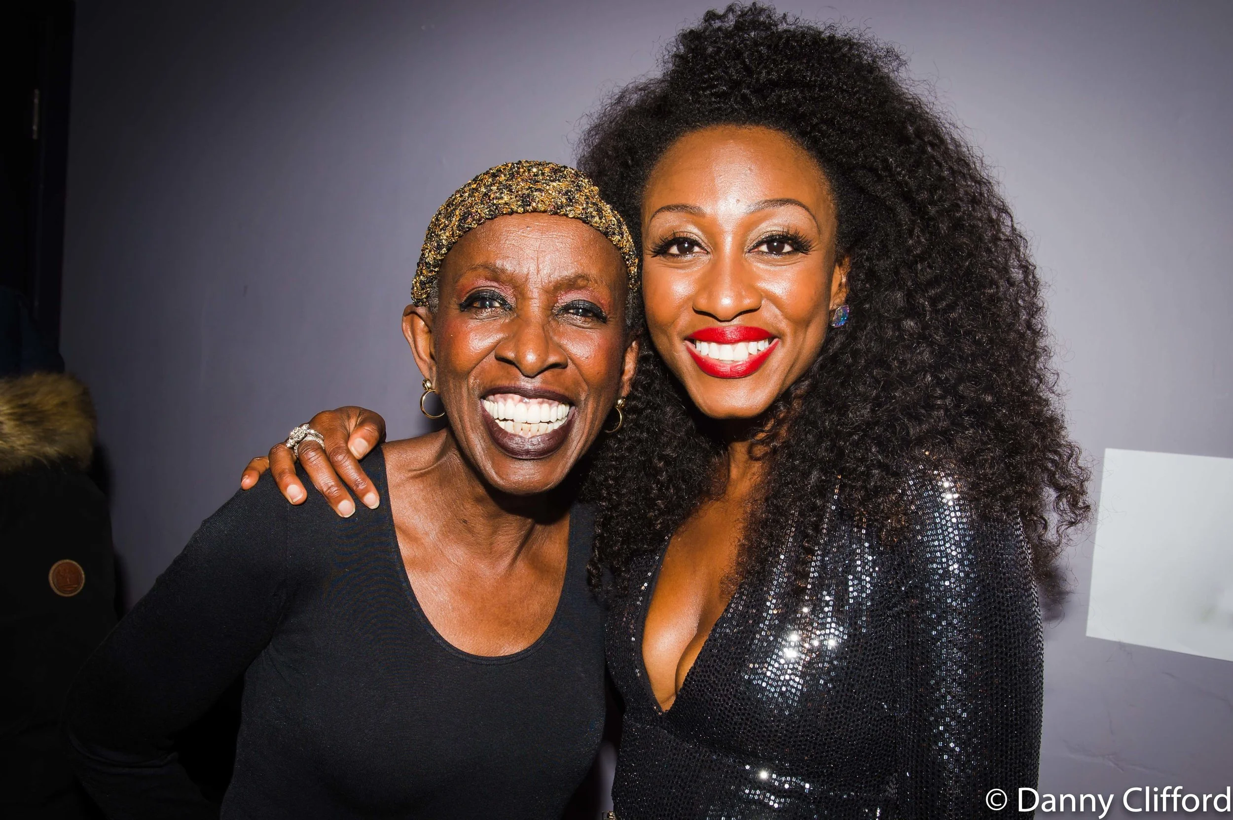 Madeline Bell & Beverley Knight Backstage after the show.