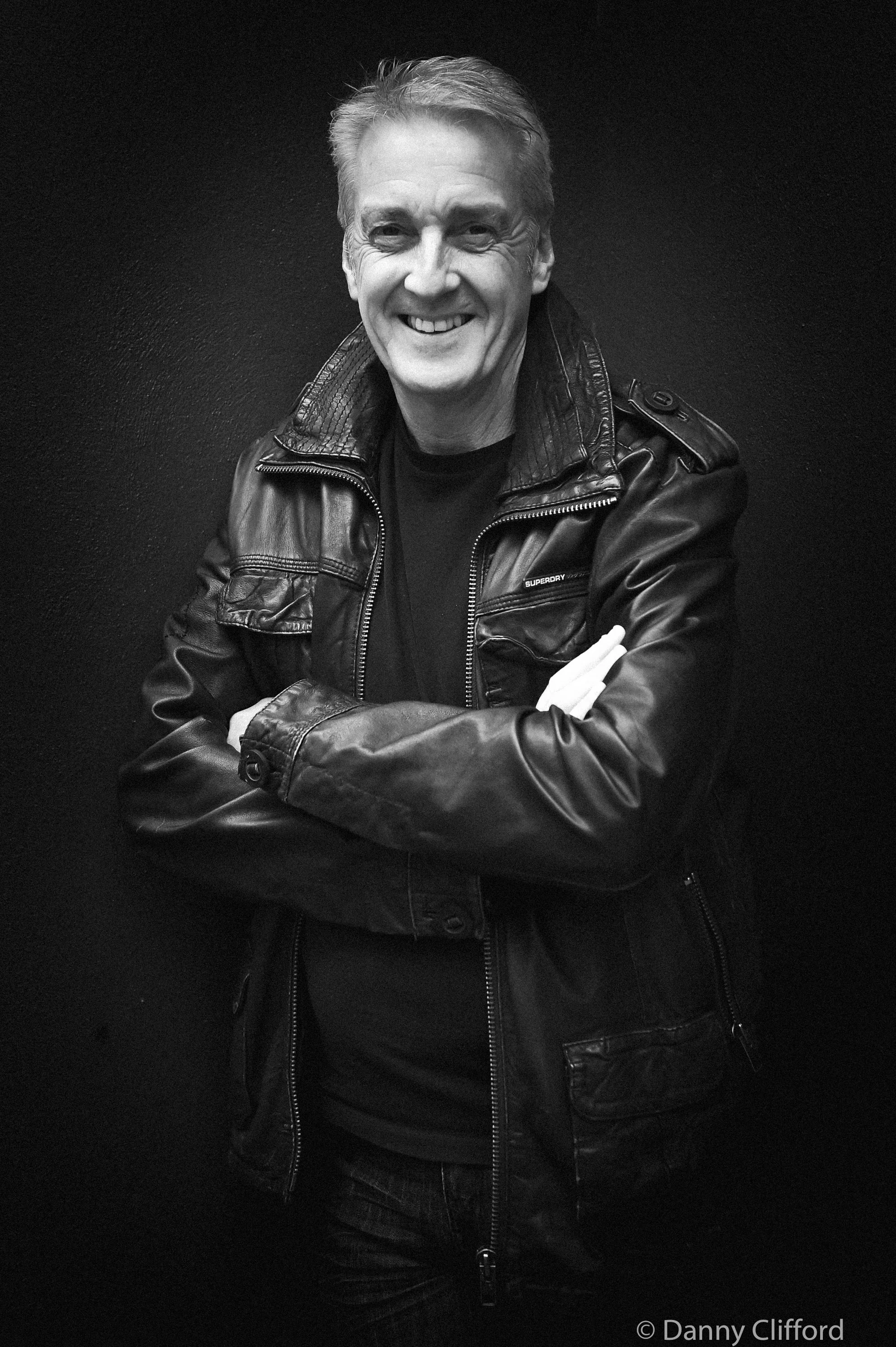 Steve Overland outside New Morning Club, Paris. Two mins before we raced off to the Metro and aimed for a Eurostar tran back to London.