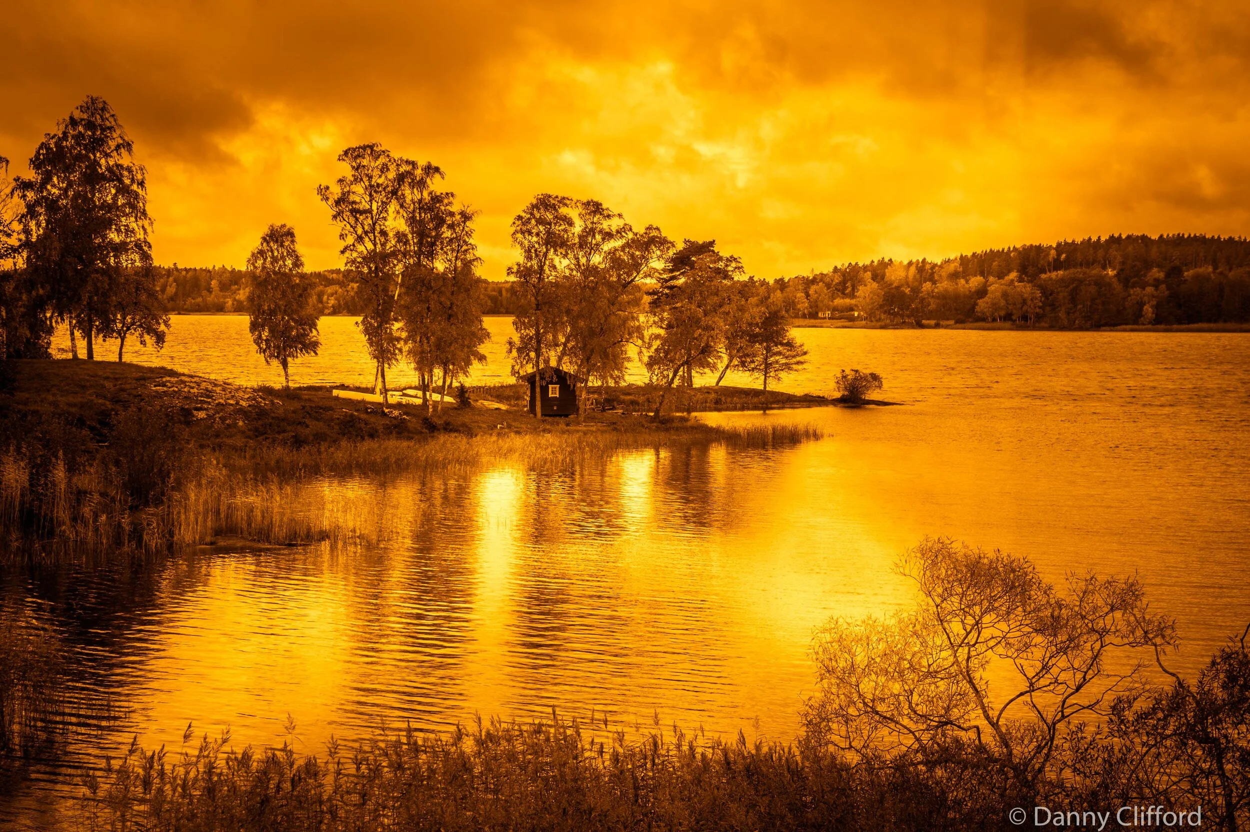 This is the evening view from our friend’s Tony &amp; Christine’s lounge and garden. Its quite stunning..