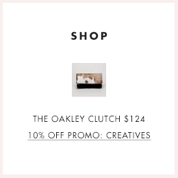 SHOP     The Oakley Clutch $124  10% off promo: creatives