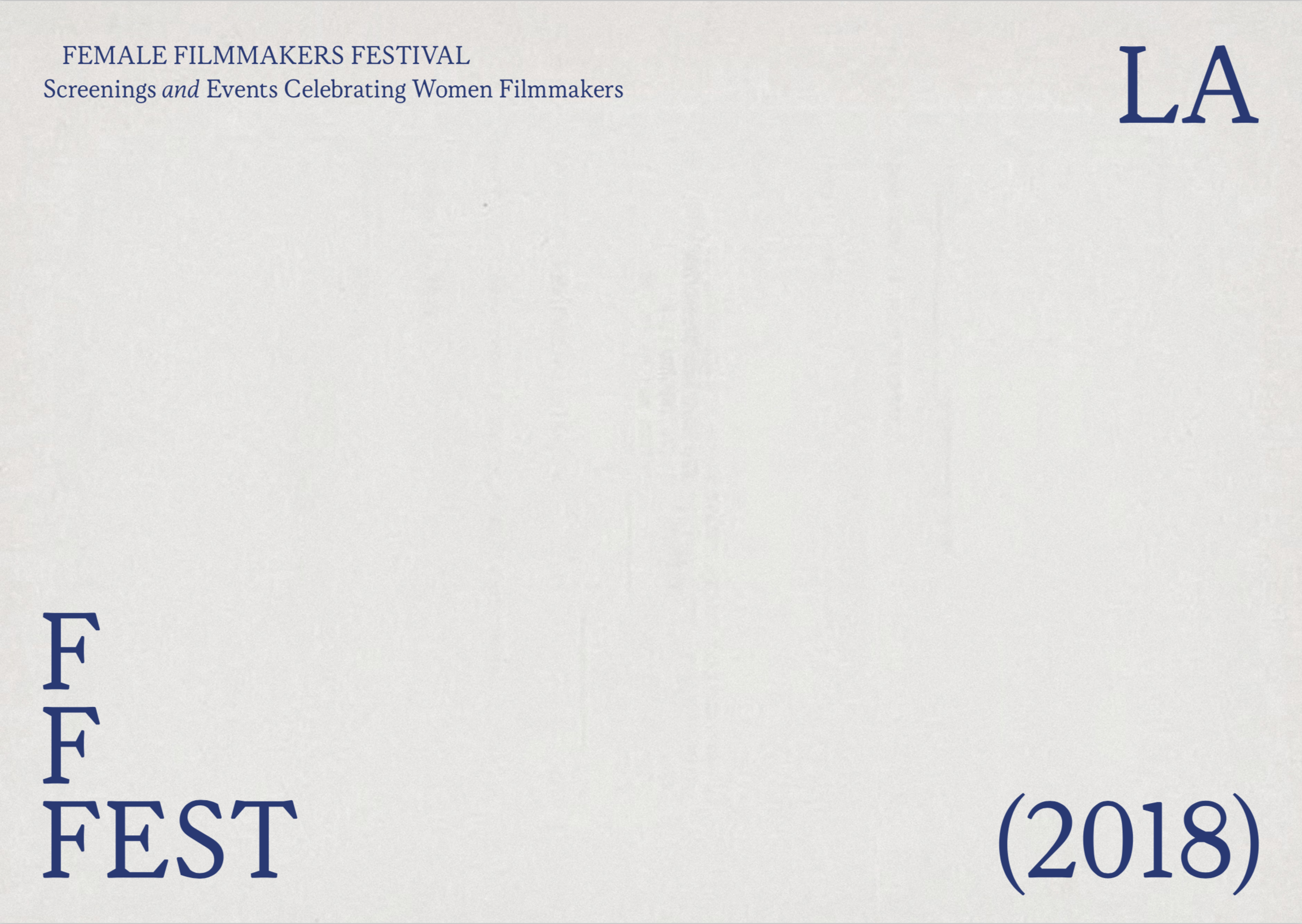 Passerbuys & Women And Film Present: Female Filmmakers Festival
