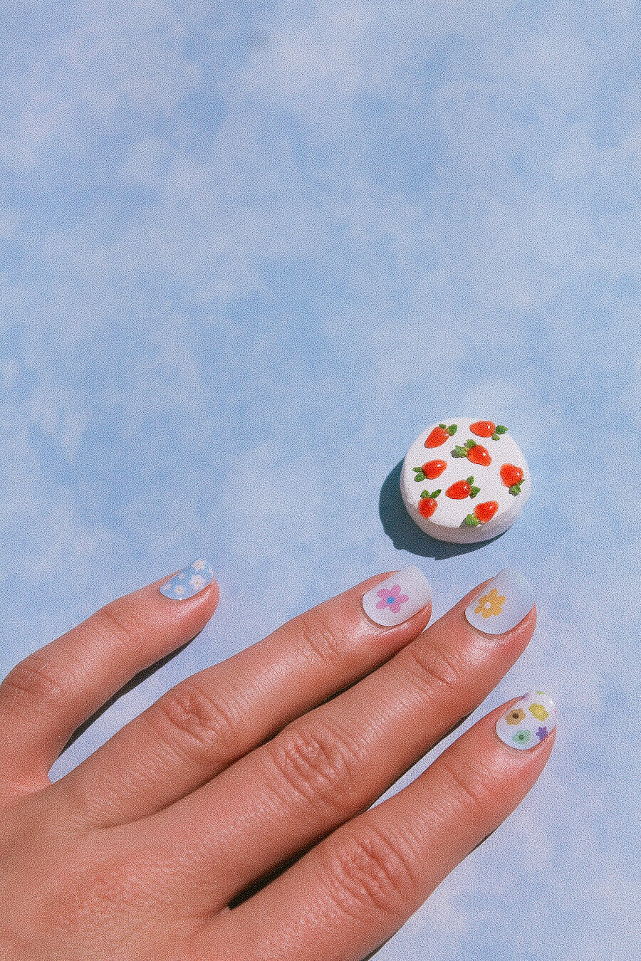 Flower Breeze, nail stickers, nail stickers, foot nail stickers