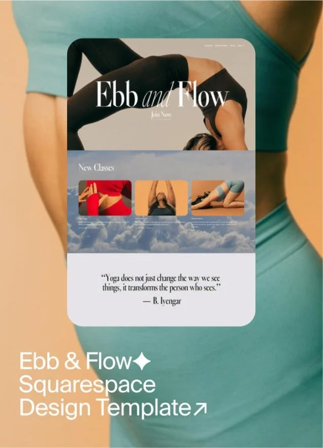 Ebb &amp; Flow Squarespace Template