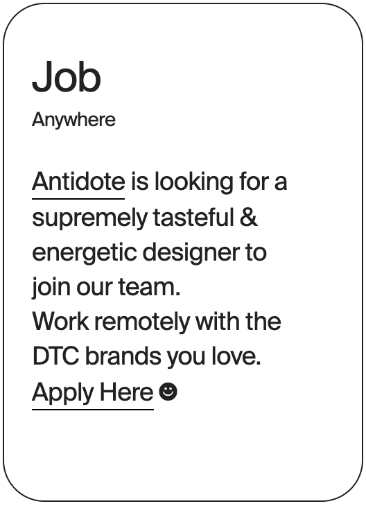 JOB Anywhere Antidote Designer 15594