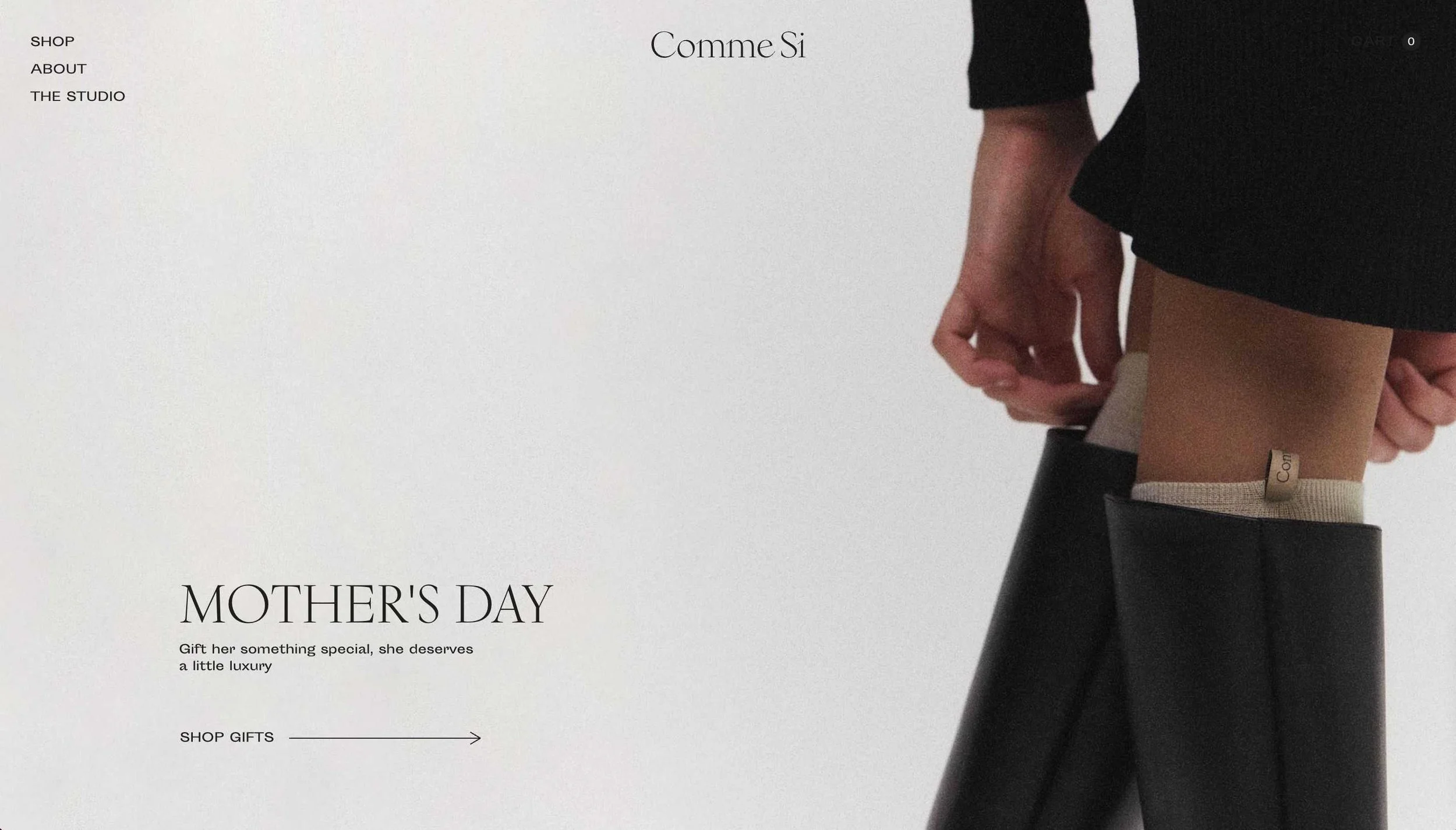 Vertical Navigation + Link Hover Effect