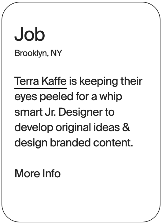 JOB Brooklyn Terra Kaffe Jr Designer 16338
