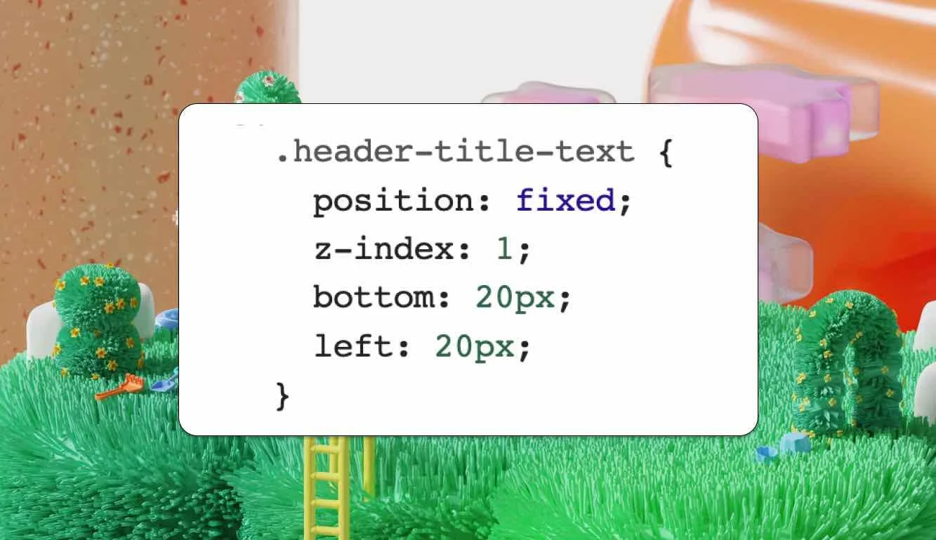 Moving the Site Title