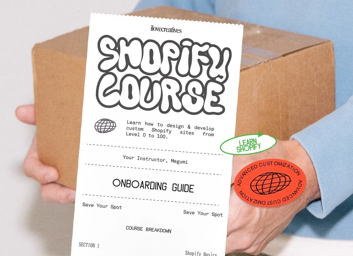 Shopify ✹Course Onboarding Guide