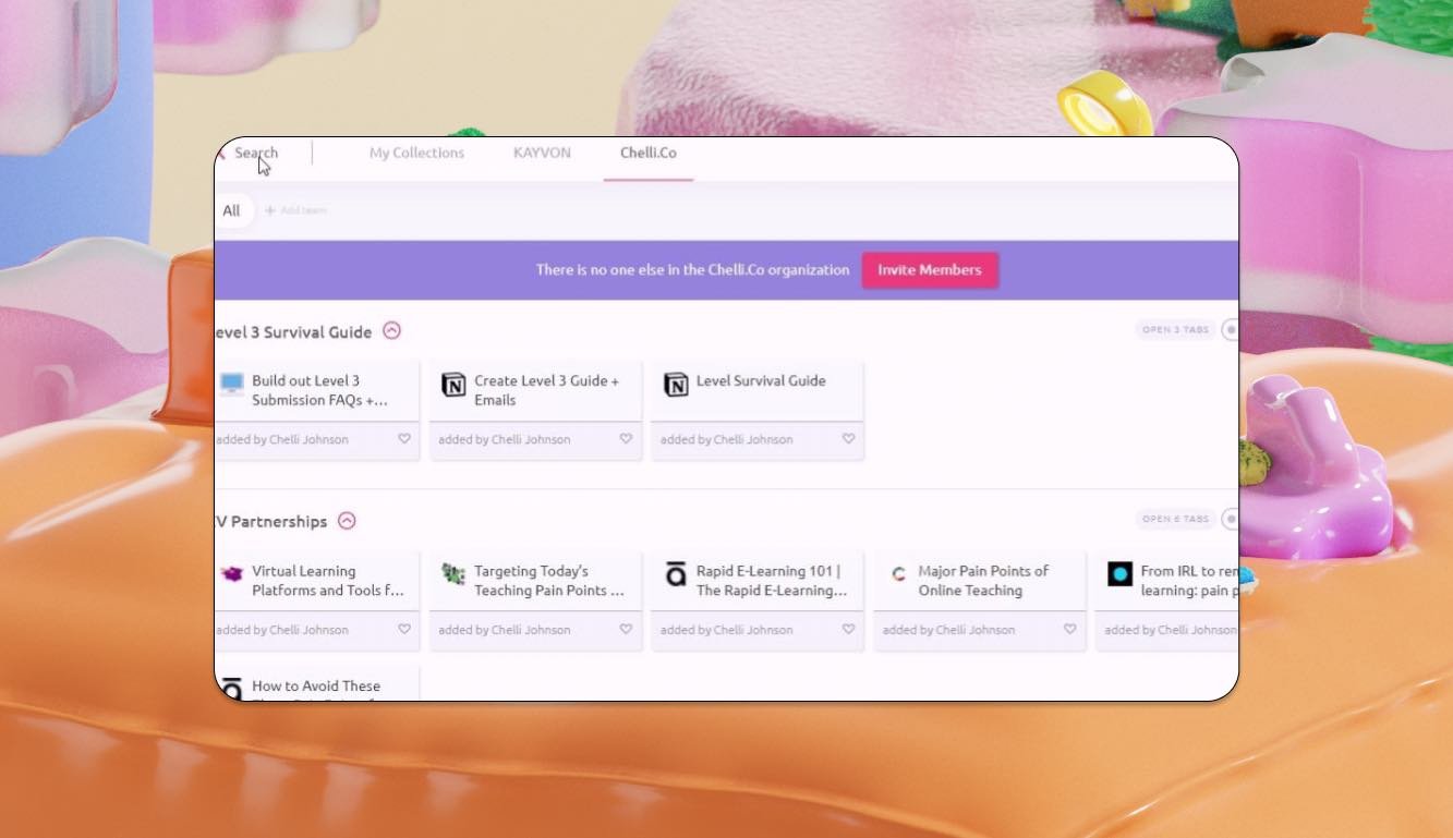 Organizing Your Tabs