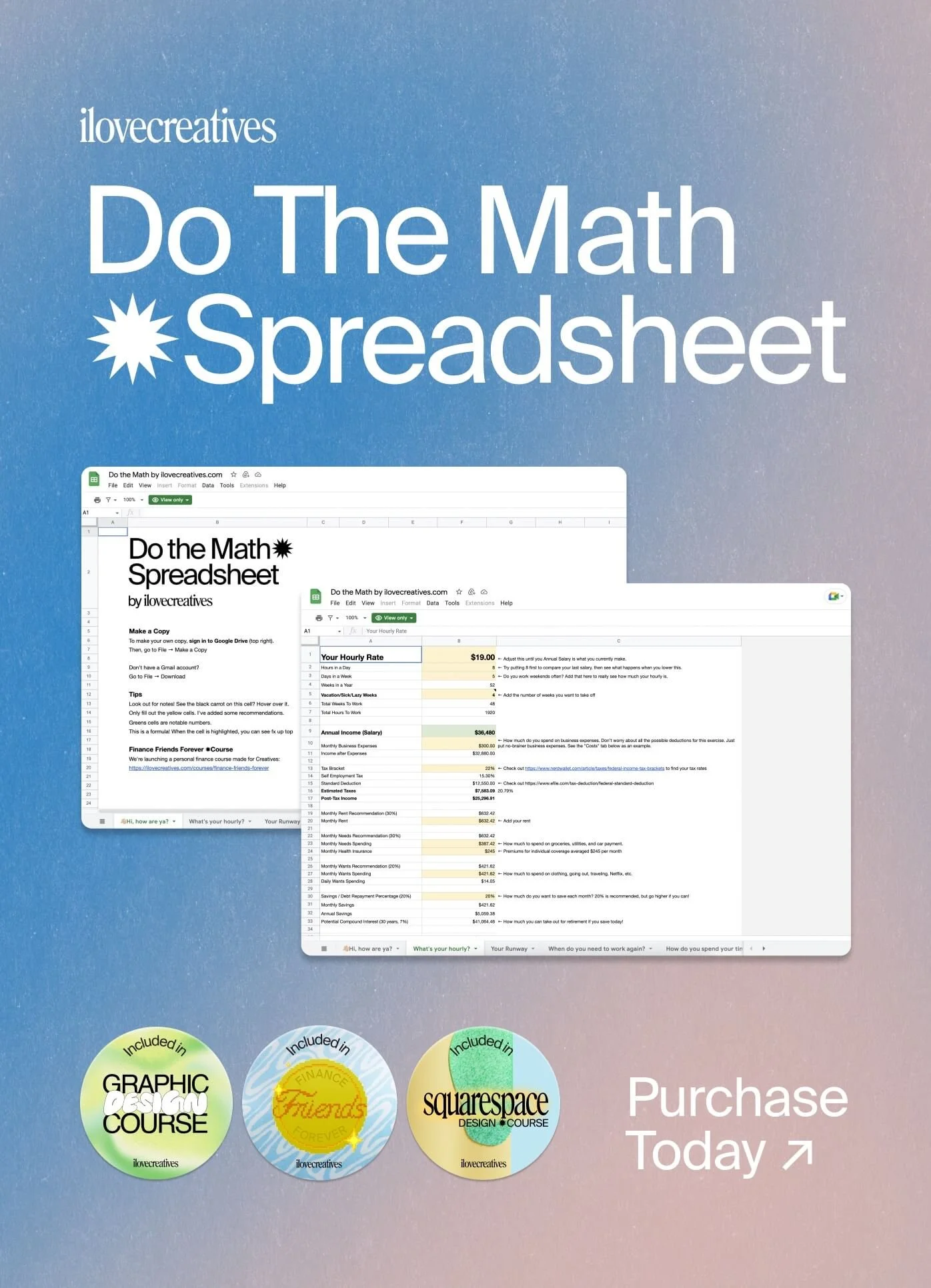 Do the Math Spreadsheet