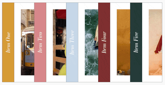 Horizontal Accordion (Javascript)