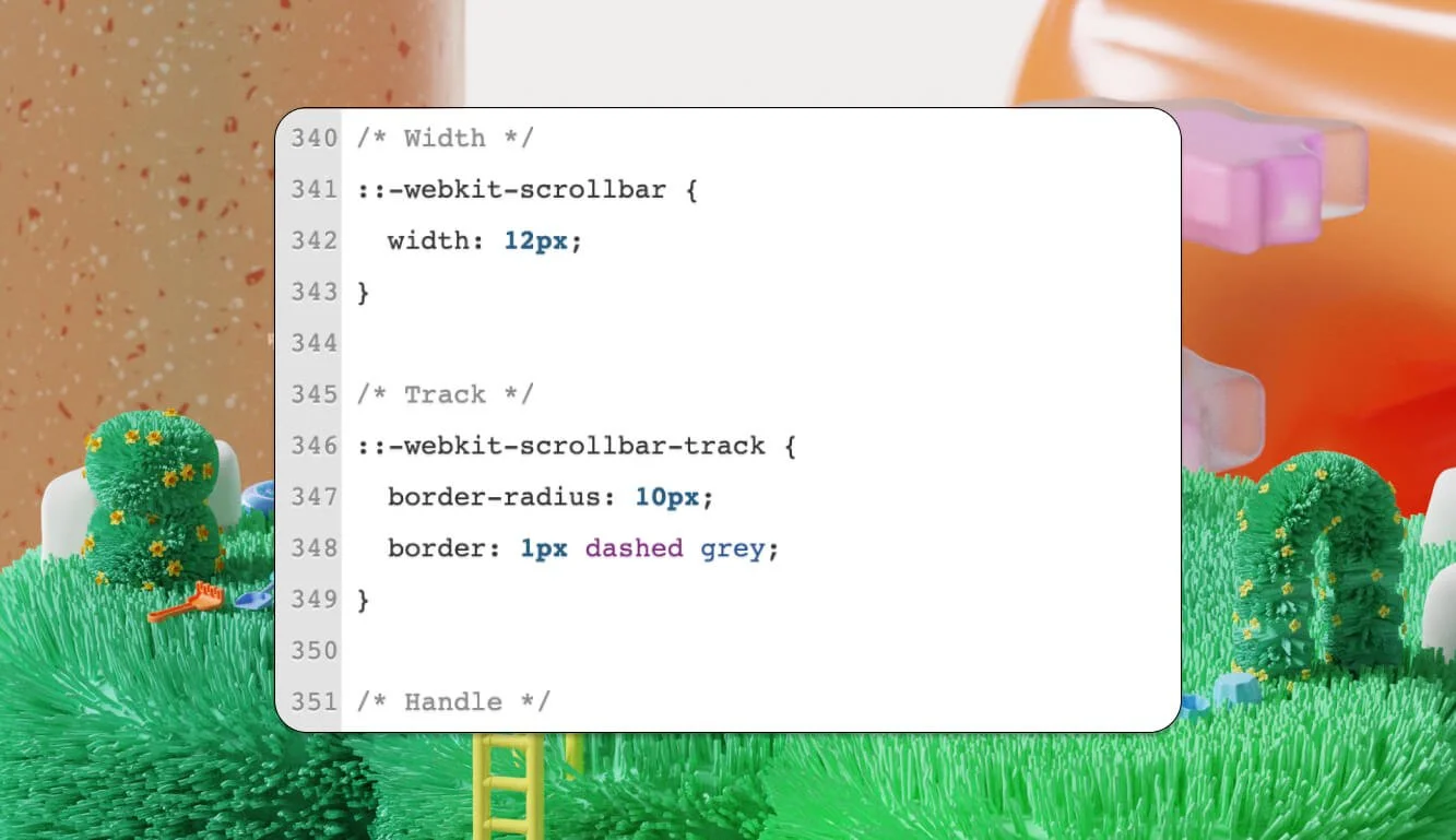 Customizing the Scrollbar
