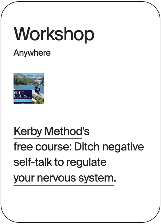 WORKSHOP Anywhere Kerby Method 24540