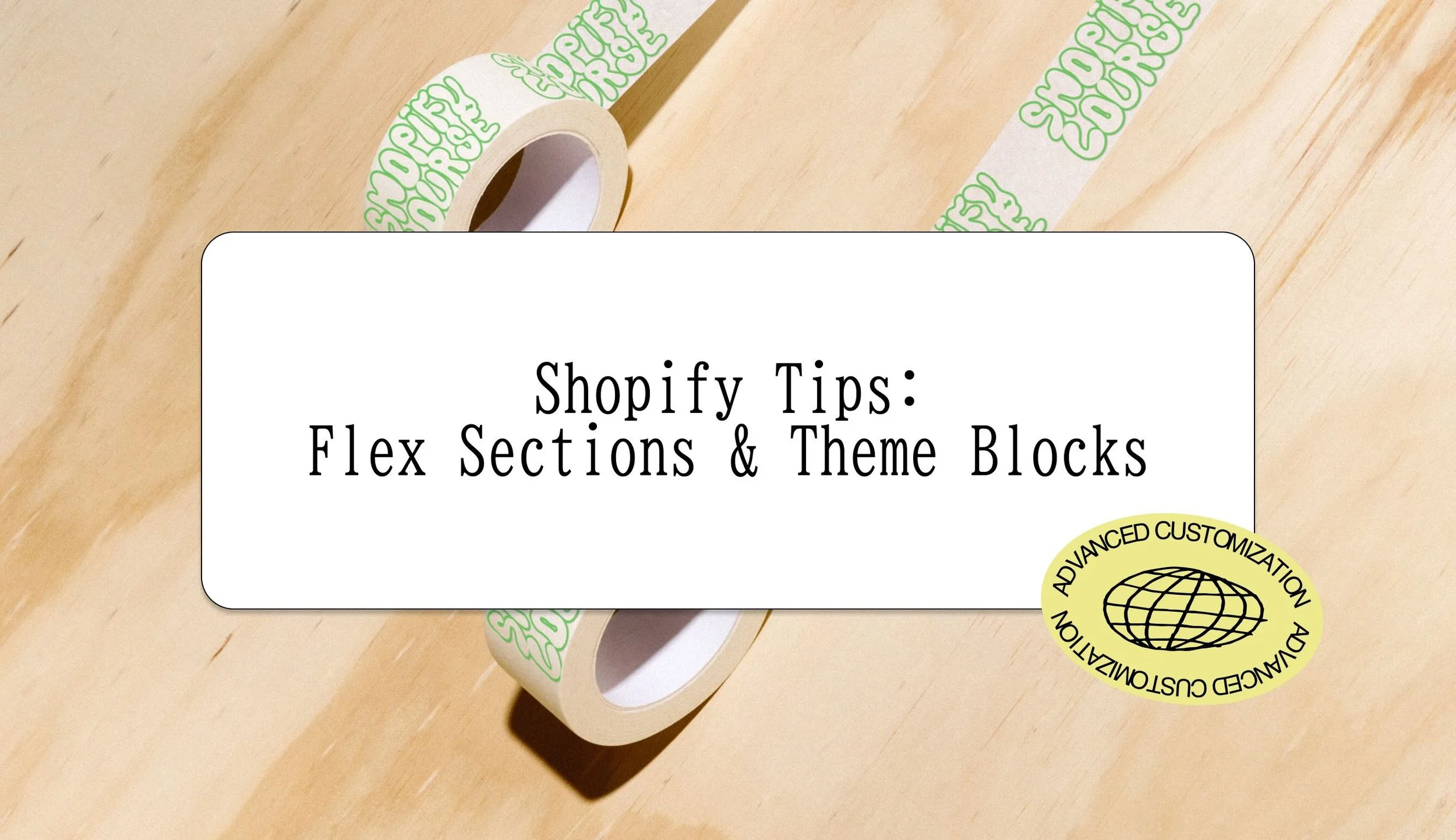 Flex Sections &amp; Theme Blocks
