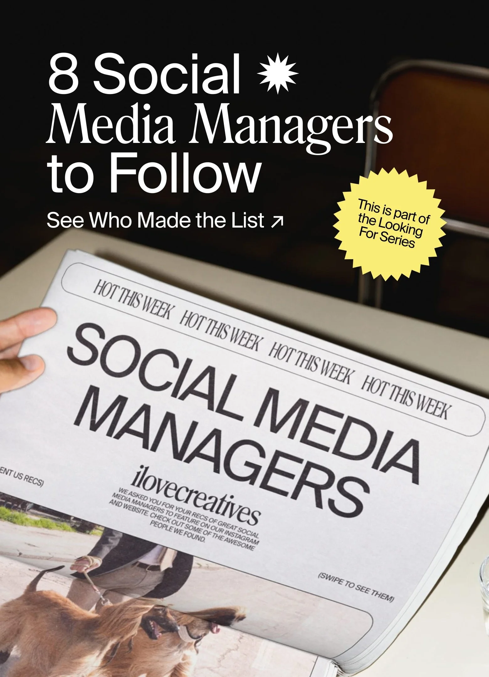 8 Social Media Managers to Follow 4-17-24