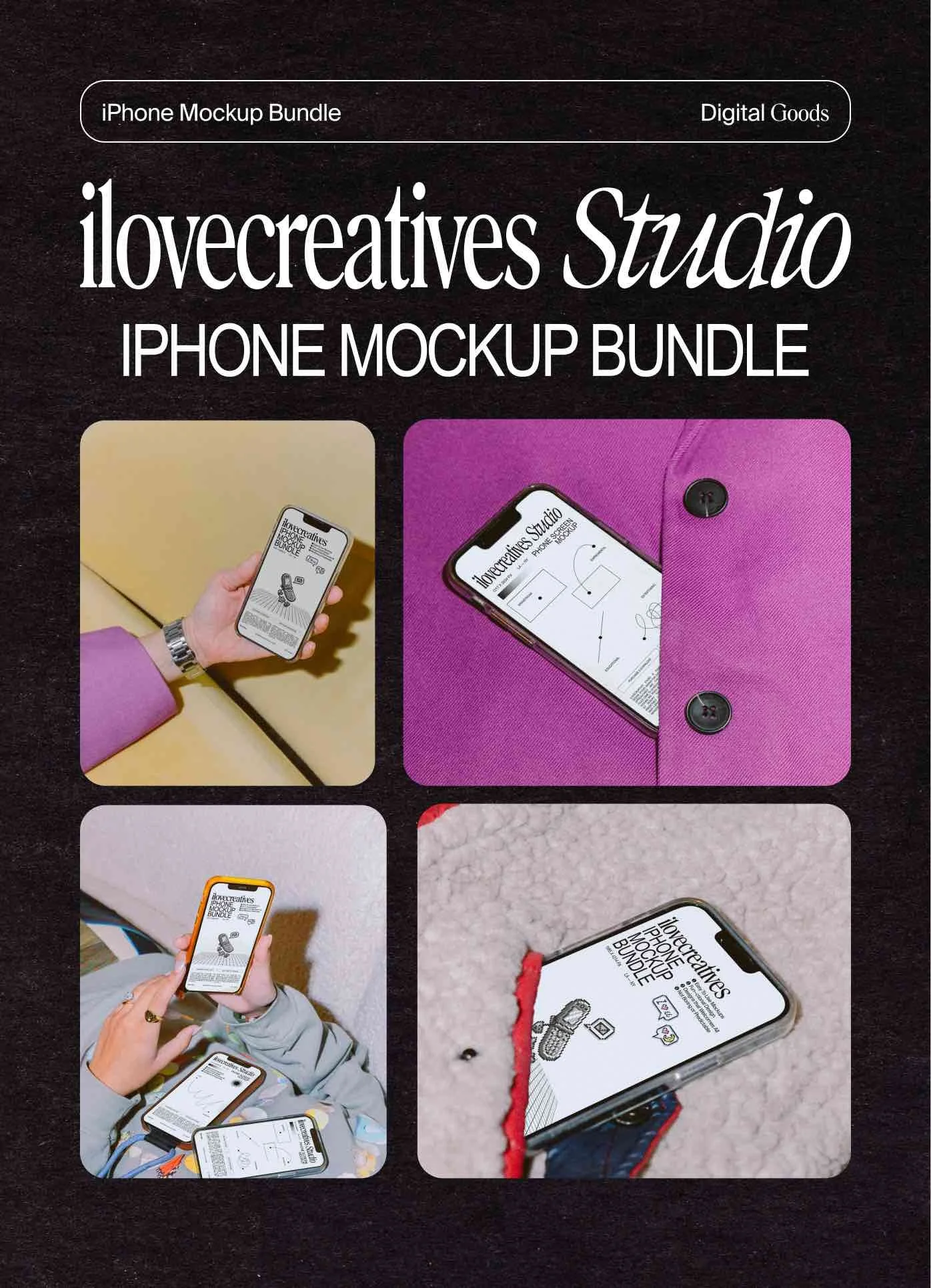 iPhone Mockup Bundle 5-15-24
