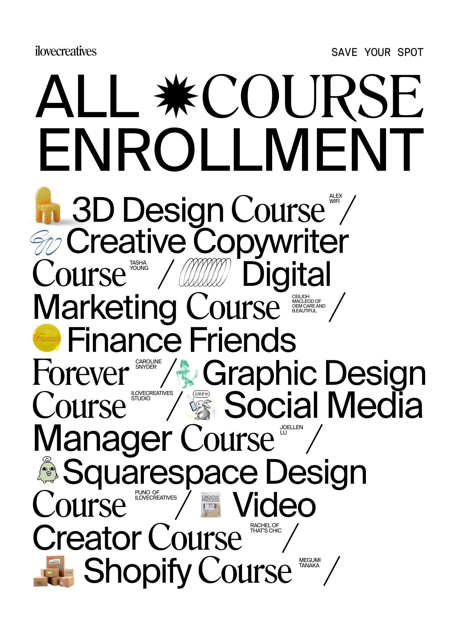 All Course Enrollment 8-21-24