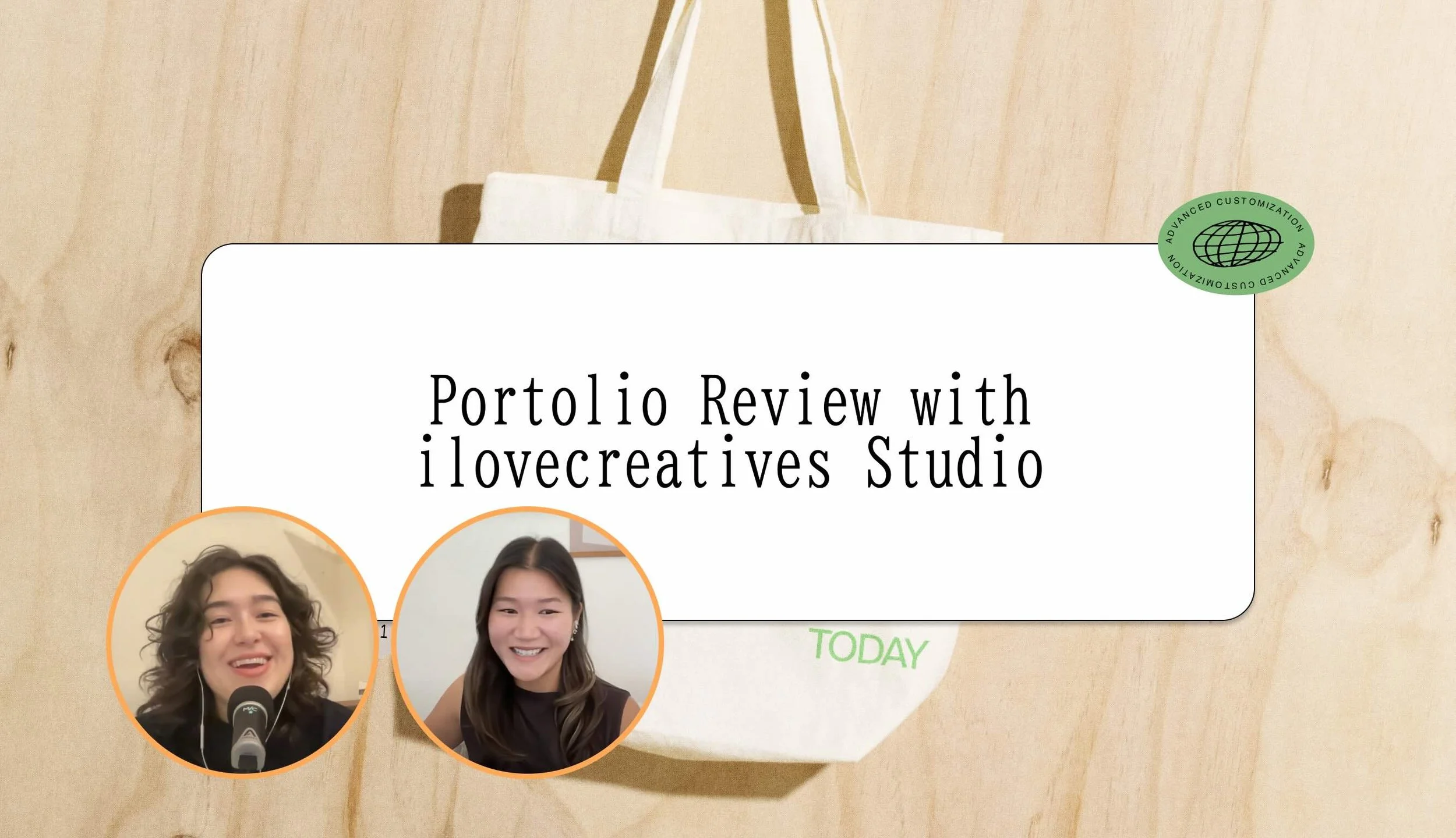 Portfolio Review with ilovecreatives studio