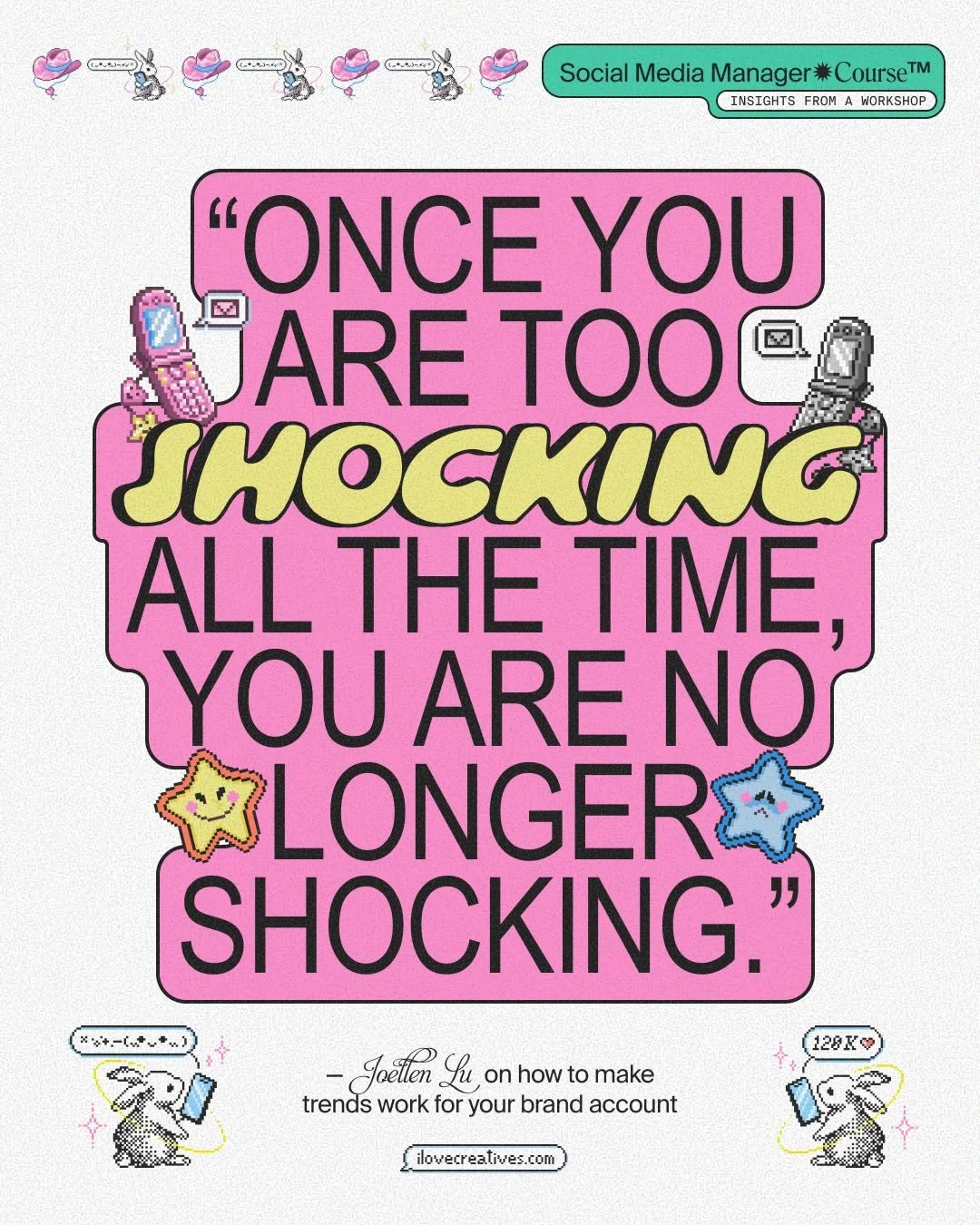 Should you hop on every trend for your brand account? Joellen (@joellenlove), Social Media Manager Course Instructor, shares her 2 cents. Swipe to read how you can make content that makes sense for you 🫵💖

Want a space to learn how to run socials A