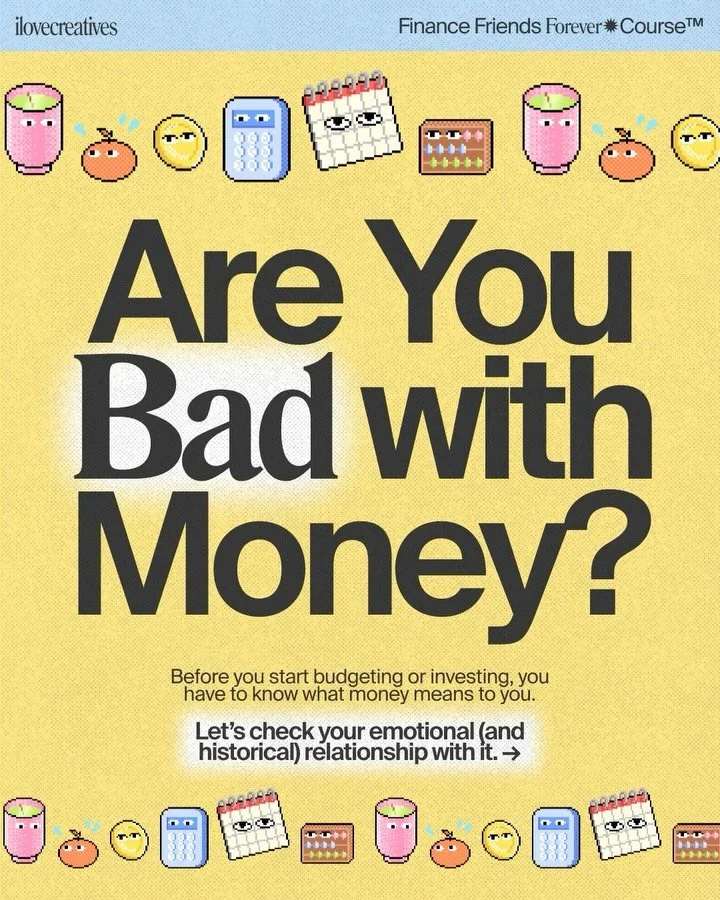 The way we feel about money is deeply personal, and we wanna talk about it 🎙️

The first step towards financial literacy is understanding how you think about money today (and why!). In the Finance Friends Forever Course, we open the curriculum with 