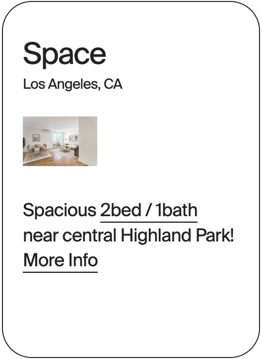 SPACE Los Angeles 6208 Arroyo Glen St #16 12-3-25