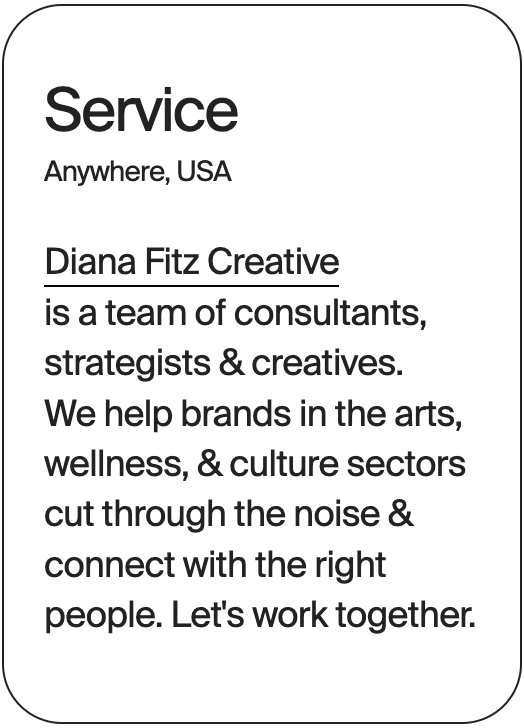 SERVICE USA Diana Fitz Creative 30668