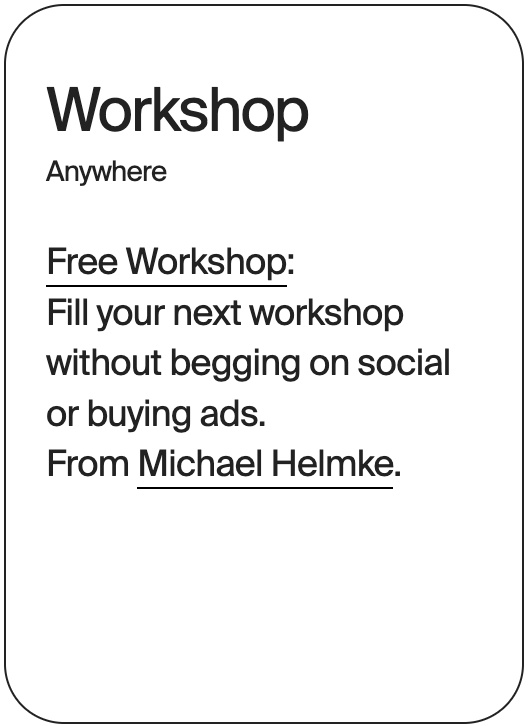 WORKSHOP Anywhere Michael Helmke 30684