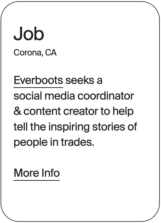 JOB Corona Everboots Social Media Coordinator &amp; Content Creator 30696