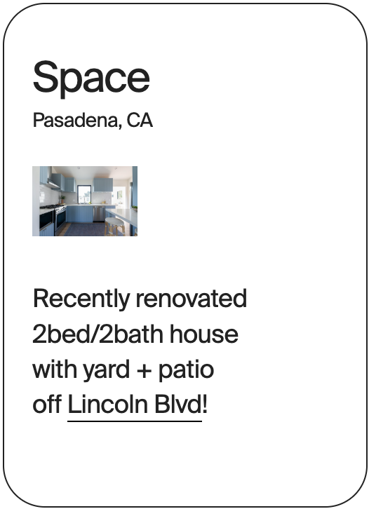 SPACE Pasadena 472 W Washington Blvd 12-29-25