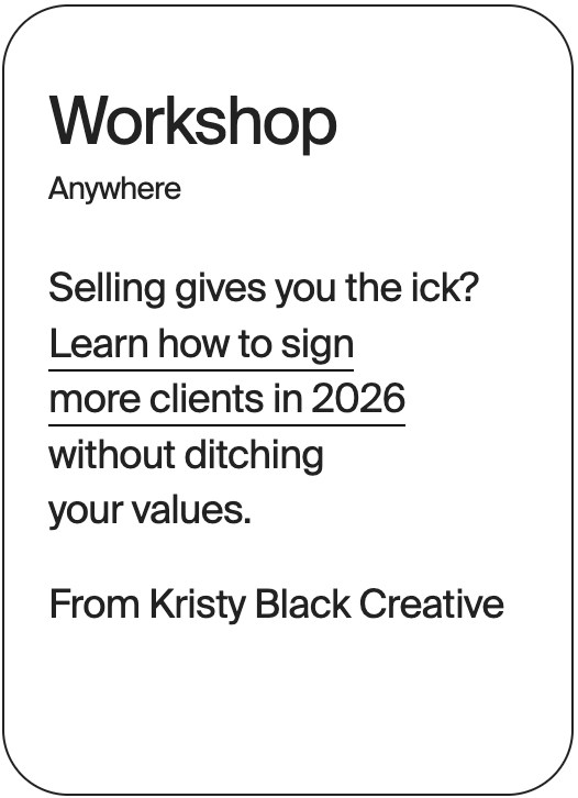 WORKSHOP Anywhere Kristy Black Creative Ick 30883