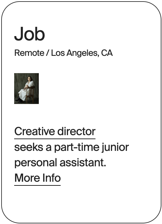 JOB Remote Los Angeles Alex Naghavi Personal Assistant 30905