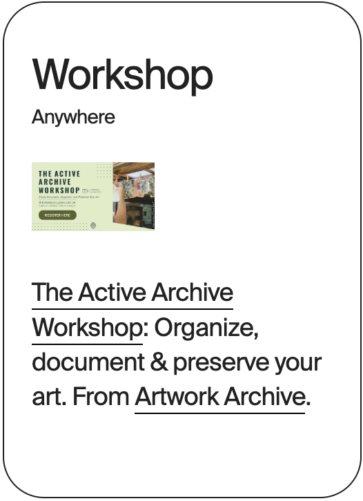 WORKSHOP Anywhere Active Archieve Workshop 30943