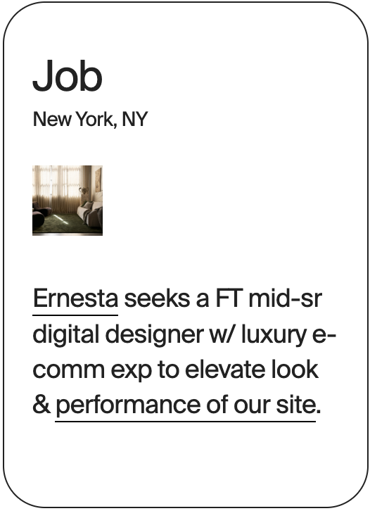 JOB New York Ernesta Digital Designer 30963