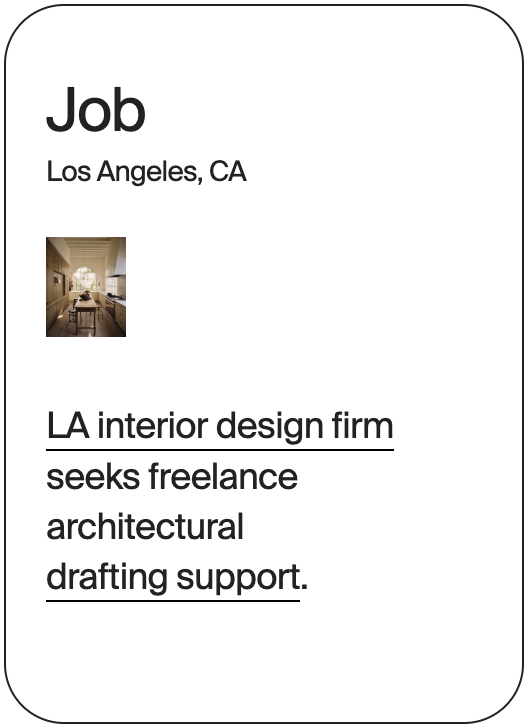 JOB Los Angeles Lucie Project Architectural Drafting 30955