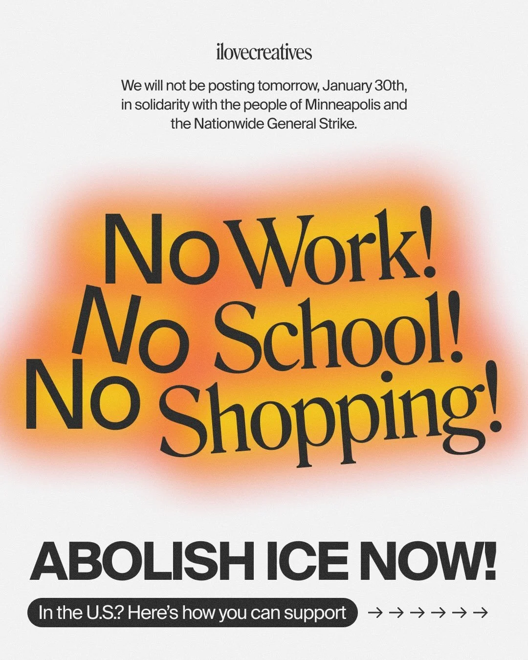 We will not post tomorrow in solidarity with Minneapolis and the National General Strike against ICE. Swipe to read how you can support our neighbors today.

Call your Senators and urge them to defund ICE today. Go to 5calls.org or our linkinbio to f