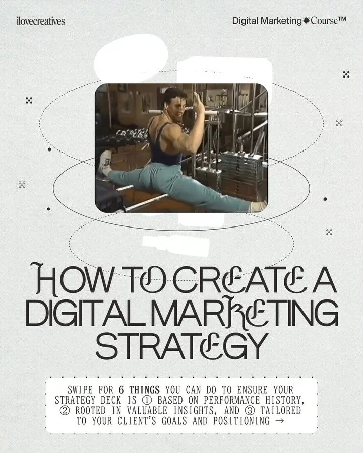 Strong digital marketing strategies are built from understanding performance history and establishing clear brand goals 🔨&nbsp;Swipe to read 6 things you can do to set your strategy up for success.

🌟&nbsp;BTW, we teach you step-by-step how to do e