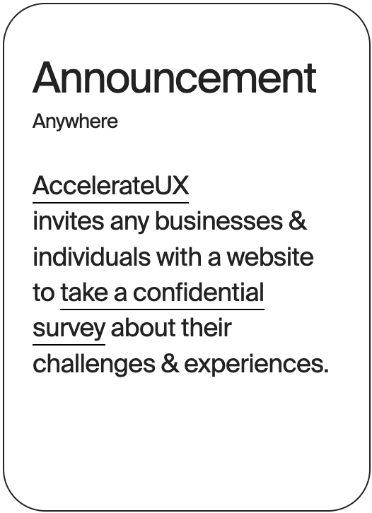 ANNOUNCEMENT Anywhere AccelerateUX 31336