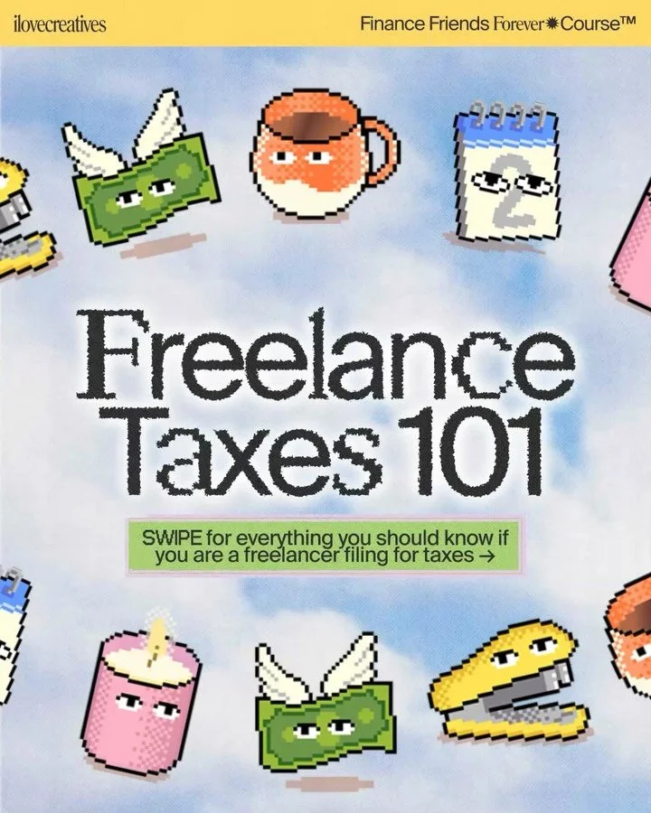 It&rsquo;s never too early to think about taxes 👀

Freelancers, do you have all your 1099s in line? Swipe to get our tax season pointers to get ahead of the game 🏁

P.S. In the Finance Friends Forever Course, you learn how to not only tackle taxes 