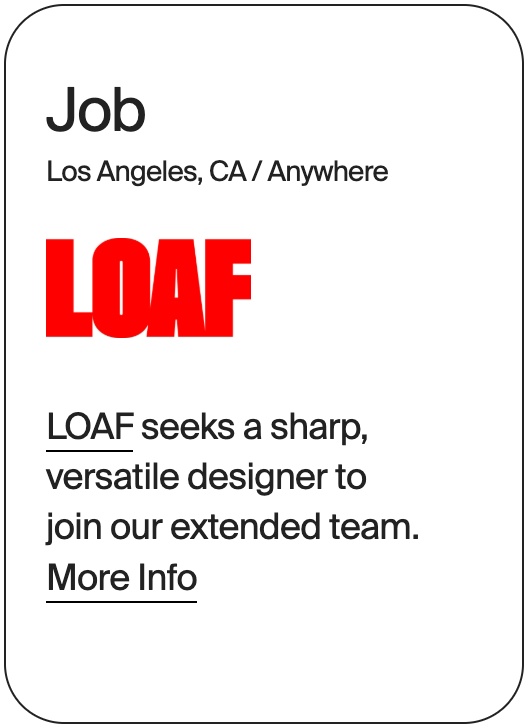 JOB Los Angeles ANywhere LOAF Designer 31444