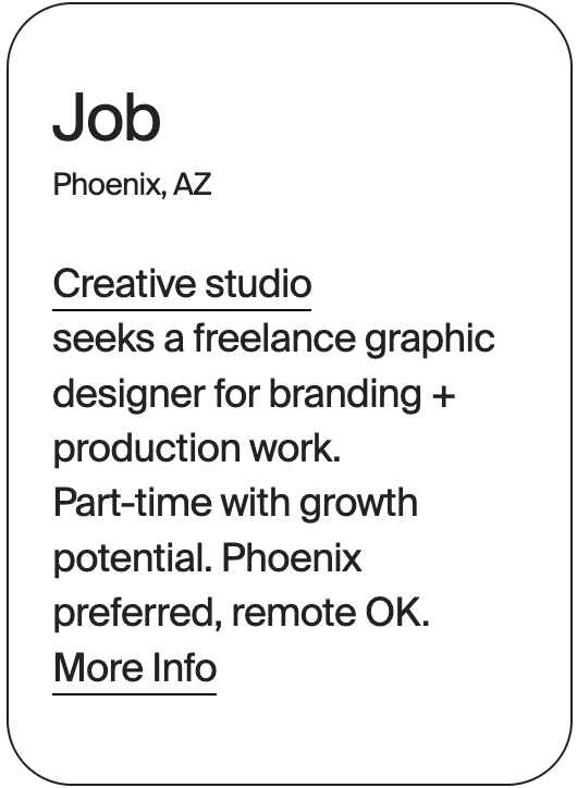 JOB Phoenix Brand Loyal Graphic Designer 31465