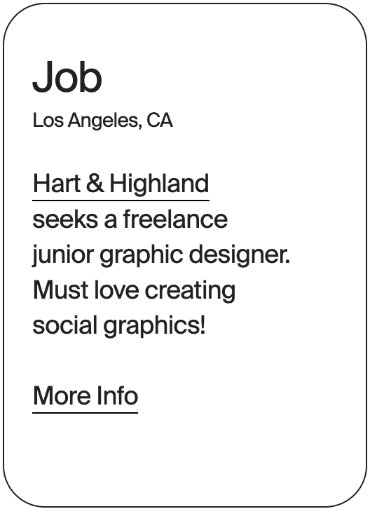 JOB Los Angeles Hart and Highland Jr Graphic Designer 31612