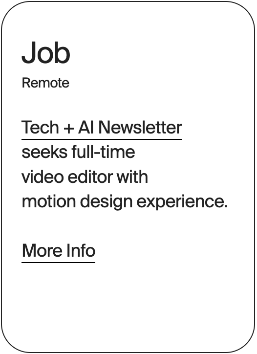 JOB Remote The Rundown Video Editor 31652