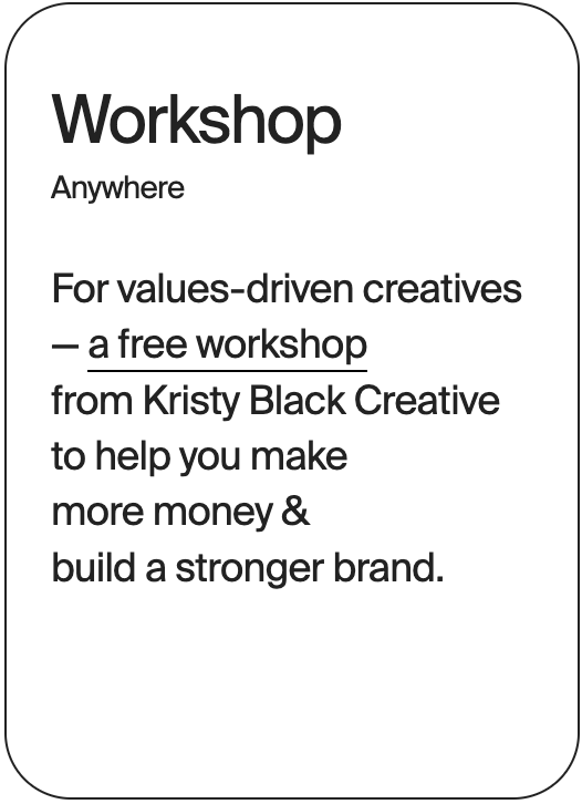 WORKSHOP Anywhere Kristy Black Creative Tattoo Worthy 31687