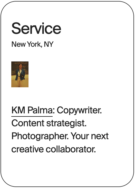 SERVICE New York KM Palma 31698