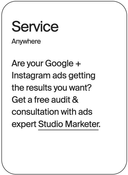 SERVICE Anywhere Studio Marketer 31729