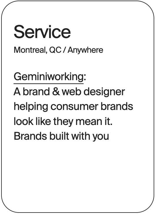 SERVICE Anywhere Geminiworking 31740