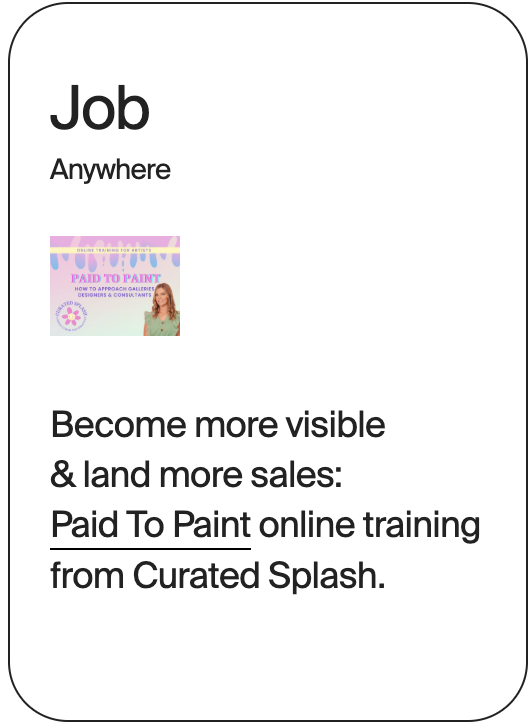 WORKSHOP ANywhere Curated Splash Paid to Paint 31831