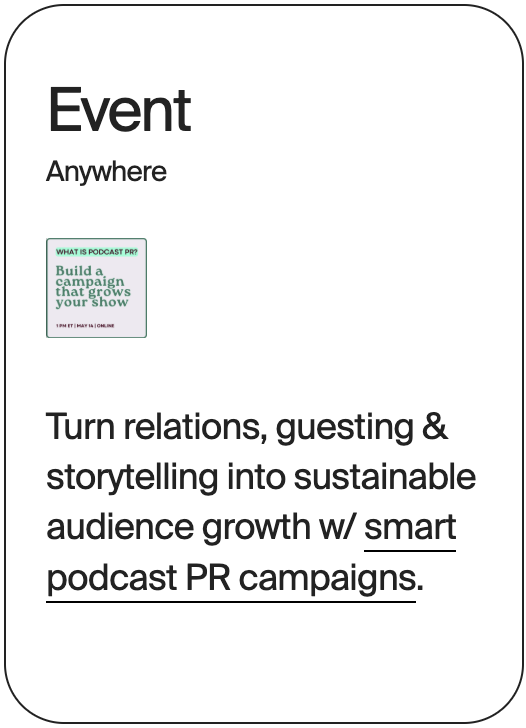 EVENT Anywhere PR Podcast 31852